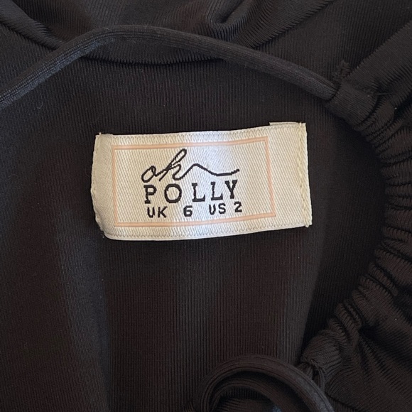 Black Ruched Mini Dress by Oh Polly🖤 - Picture 6 of 7